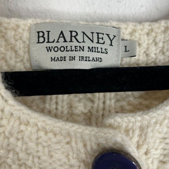 Blarney Woollen Mills Baby Pinafore Merino Wool Dress Irish Jumper - Picture 5 of 6